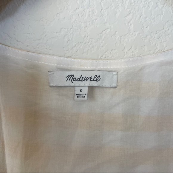 Madewell Button-Front Tiered Mini Dress - Picture 4 of 7